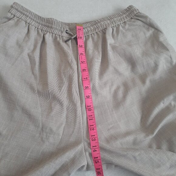 ASOS Women's Size 16 Brown Hourglass Textured Suit Jogger Lightweight Pants - Picture 11 of 12